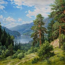 Схема вышивки «природа»