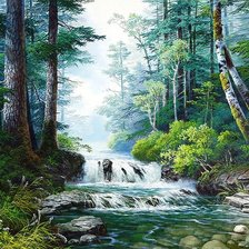 Схема вышивки «природа»