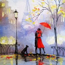 Схема вышивки «Париж»