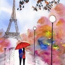 Схема вышивки «Париж»