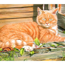 Схема вышивки «Серия "Коты".»