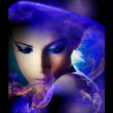 Схема вышивки «девушка»