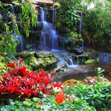 Схема вышивки «Водопад»