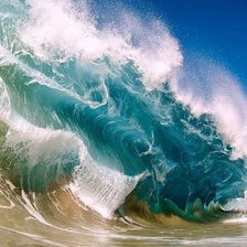 Схема вышивки «шторм,волны»