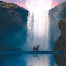 Схема вышивки «полнолуние»