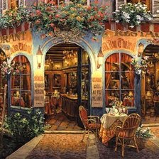 Схема вышивки «КАРТИНЫ ВИКТОРА ШВАЙКО.РЕСТОРАН»