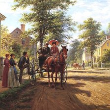 Схема вышивки «Экипаж»