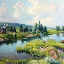 Схема вышивки «лето»