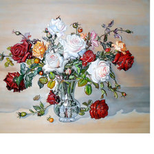 Схема вышивки «розы»