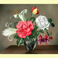 Схема вышивки «Букетик.»