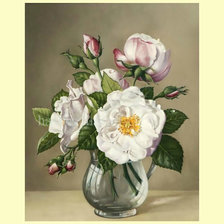 Схема вышивки «Розы. Букет.»