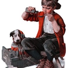 Схема вышивки «NORMAN ROCKWELL»