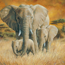 Схема вышивки «Loving Mother.»