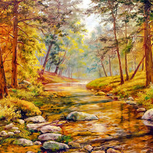 Схема вышивки «Summer's Afternoon.»