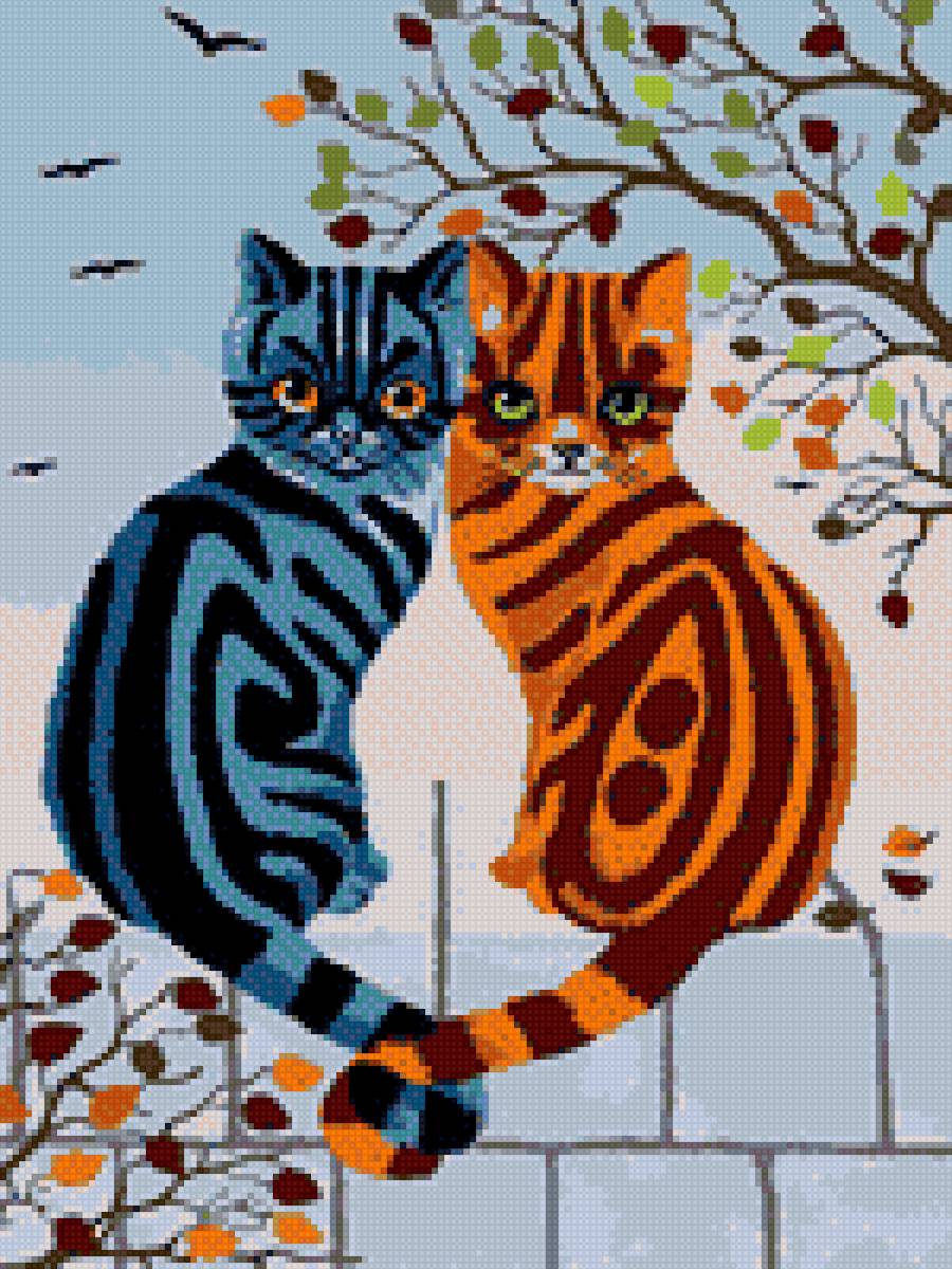 Кошки весной - предпросмотр