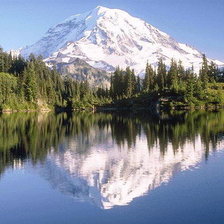 Схема вышивки «Горный Алтай. Гора Белуха»