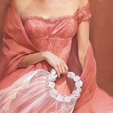 Схема вышивки «Невеста в розовом»