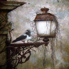 Схема вышивки «Худ. Гримшоу Призрак осени.»