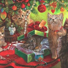 Схема вышивки «подарки»