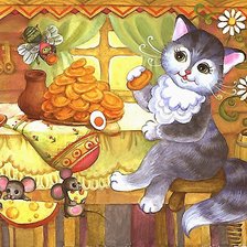 Схема вышивки «котя, котенька, коток!»