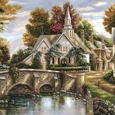 Старый дом у моста