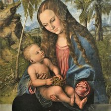 Схема вышивки «Мадонна Гологовская»