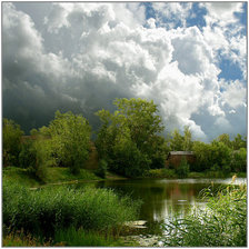 Схема вышивки «Перед грозой»