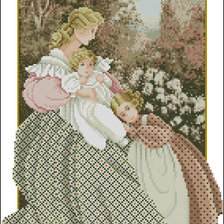 Схема вышивки «Семья»