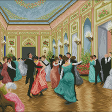 Схема вышивки «бал»