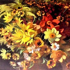 Схема вышивки «Flowers»