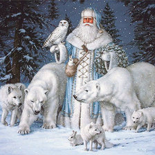 Схема вышивки «санта   , велес»