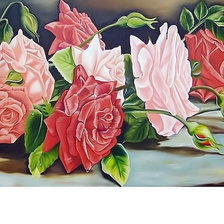 Схема вышивки «Розы»