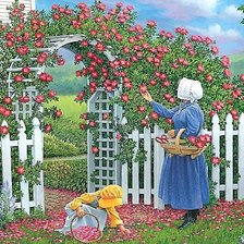 Схема вышивки «Цветочная арка»