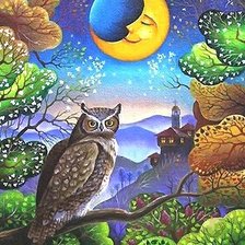 Схема вышивки «Ночь»