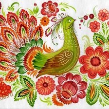 Схема вышивки «петриковская роспись»