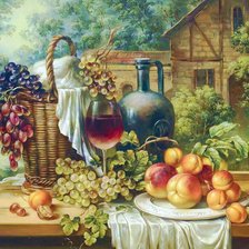 Схема вышивки «натюрморт»