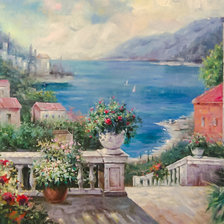 Схема вышивки «Sea View.»