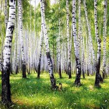 Схема вышивки «пейзаж»