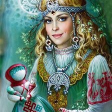 Схема вышивки «Мокашь»