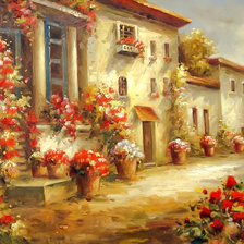 Схема вышивки «Italian Noon.»