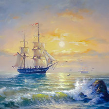 Схема вышивки «Morning Breeze.»