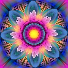 Схема вышивки «Pink Mandala»