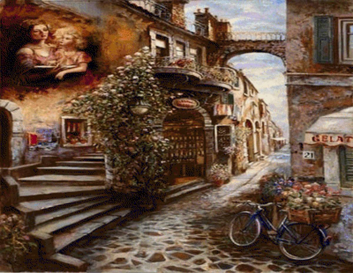 СТАРАЯ УЛОЧКА - пейзажи - предпросмотр