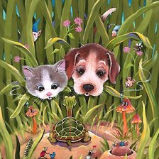 Схема вышивки «Друзья»