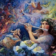 Схема вышивки «фея»