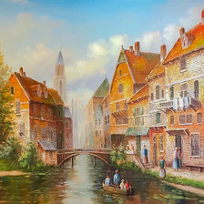 Схема вышивки «Netherlands.»