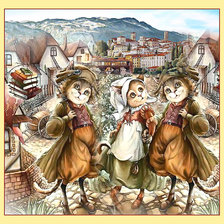 Схема вышивки «Серия "Коты".»