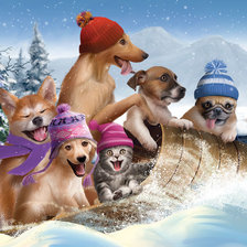 Схема вышивки «vesela partia»