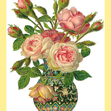 Схема вышивки «Серия "Букет". Розы»