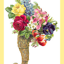 Схема вышивки «Серия "Букет".»